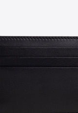 Alexander McQueen The Harness Calf Leather Cardholder Black 726324 1AAD0-1000