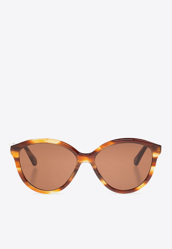 Chloé Round Tinted Sunglasses Brown CH0087S-005 0-0