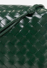 Bottega Veneta Small Loop Intrecciato Leather Crossbody Bag Raintree 736130 V2GV1-3060