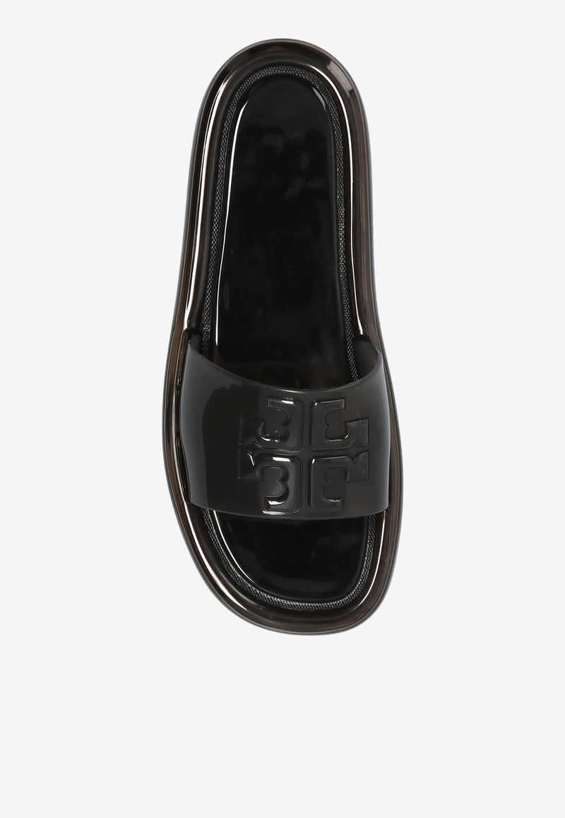 Tory Burch Bubble Jelly Slides Black 85010 0-004