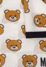 Moschino Teddy Bear and Logo Motif Scarf E5169 M5217-002