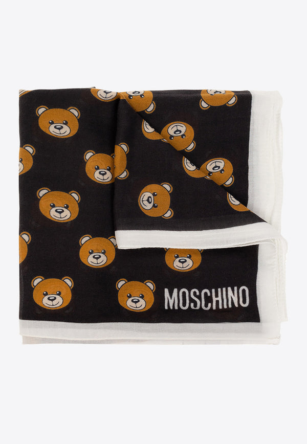 Moschino Teddy Bear and Logo Motif Scarf E5169 M5217-005