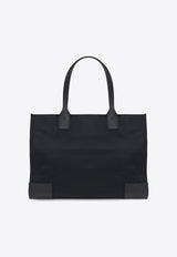 Tory Burch Ella Shopper Nylon Tote Bag Black 87116 0-001