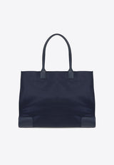 Tory Burch Ella Shopper Nylon Tote Bag Navy 87116 0-405