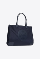 Tory Burch Ella Shopper Nylon Tote Bag Navy 87116 0-405