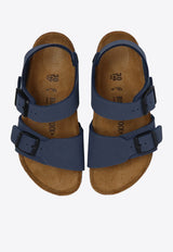 Birkenstock Kids Kids New York Birko-Flor Sandals 87773 0-NAVY