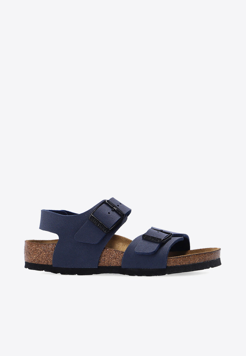 Birkenstock Kids Kids New York Birko-Flor Sandals 87773 0-NAVY