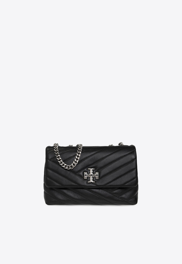 Tory Burch Small Kira Chevron Convertible Crossbody Bag Black 90452 0-002