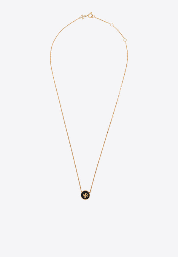 Tory Burch Kira Enamel Pendant Necklace Gold 90549 0-720