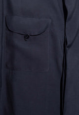 Giorgio Armani Long-Sleeved Button-Up Shirt 9SGCCZ11 TZB04-UBV4