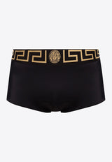 Versace Greca Border Swim Shorts ABU01026 A232185-A80G Black