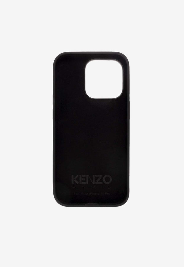 Kenzo iPhone 14 Pro Silicon Case FD5COI14P SPC-99 Black