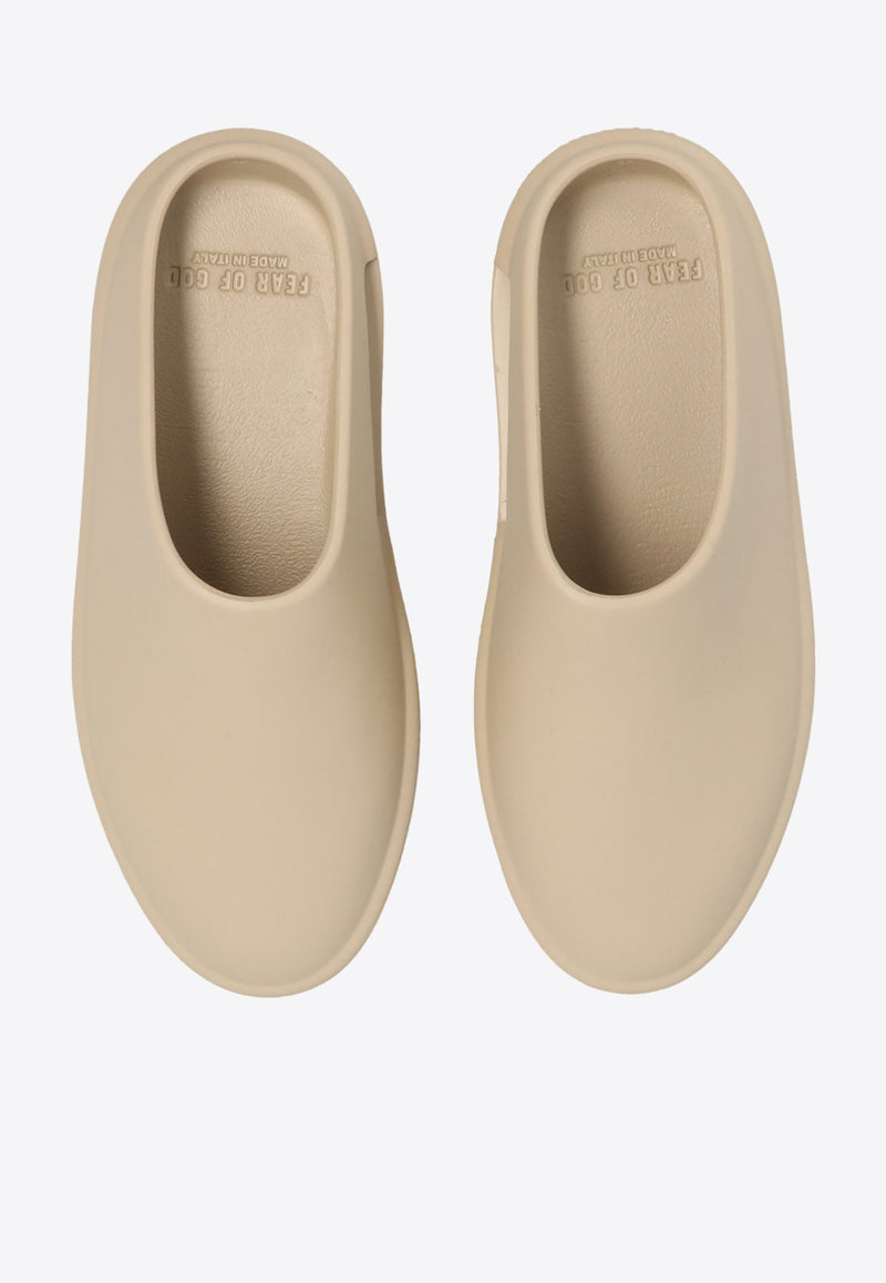 Fear Of God Kids Girls The California Rubber Mules Beige FG80-100EVAK 0-ALMOND