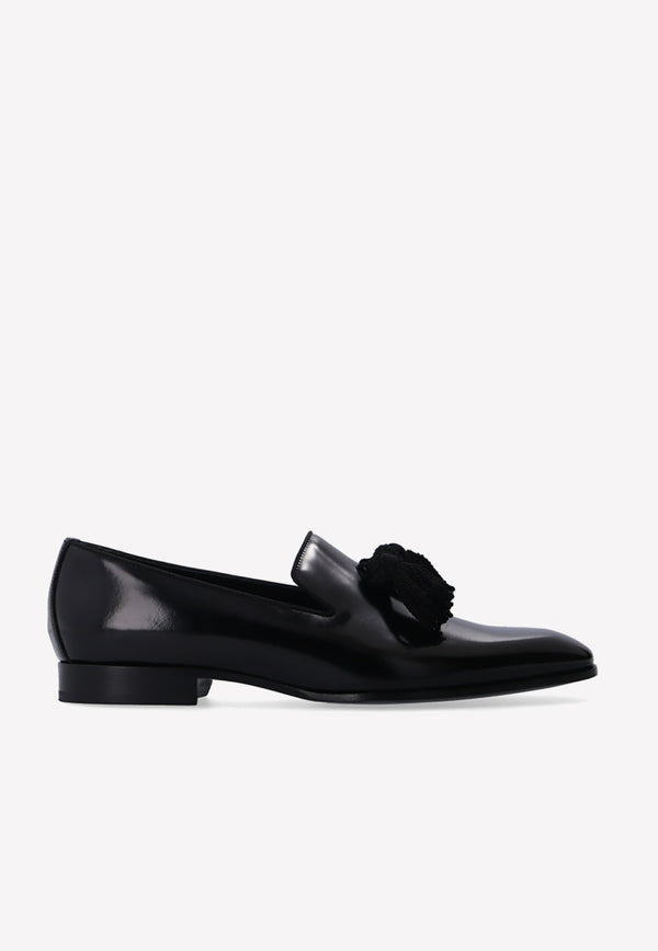 Jimmy Choo Foxley Loafers in Calf Leather FOXLEY M SIC-BLACK Black