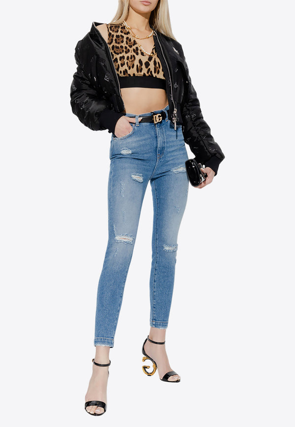 Dolce & Gabbana Grace Ripped Jeans Blue FTCAHD G8HS1-S9001