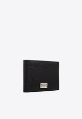 Dolce & Gabbana Logo Tag Bifold Leather Wallet BP1321 AG219-80999