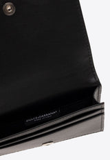 Dolce & Gabbana 3D-Effect Logo Folded Cardholder Black BP1643 AG218-80999