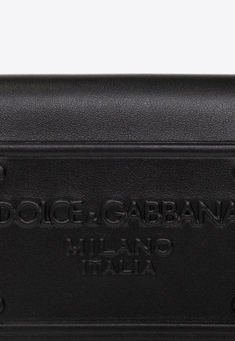 Dolce & Gabbana 3D-Effect Logo Folded Cardholder Black BP1643 AG218-80999