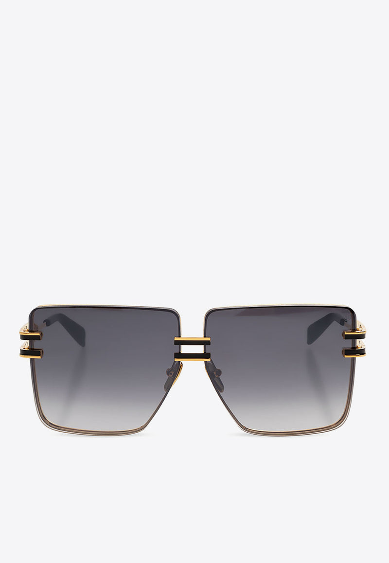 Balmain Gendarme Square Sunglasses BPS-109D-66 0-0
