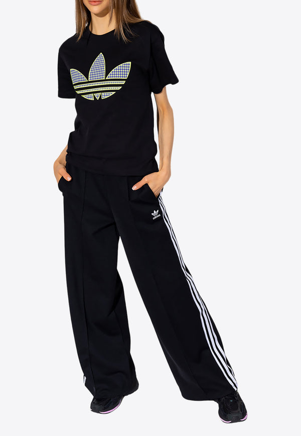 Adidas Originals Trefoil Patch Crewneck T-shirt Black HB9435 0-BLACK