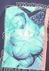Adidas Originals Graphic Print Long-Sleeved T-shirt Blue HC2125 0-SHANAV MULTCO