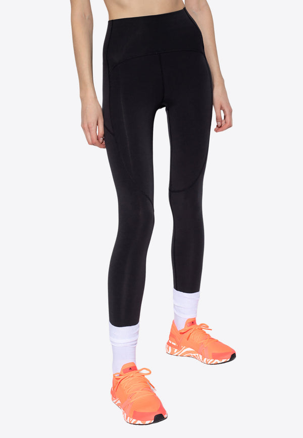 Adidas By Stella McCartney 7/8 Logo Training Leggings Black HD9064 0-BLACK