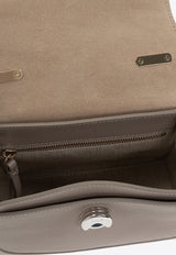 Chloé Mini Tess Leather Shoulder Bag Gray CHC22SS143 G33-23W