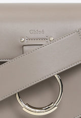 Chloé Small Tess Leather Crossbody Bag Gray CHC22SS153 G31-23W