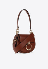 Chloé Small Tess Leather Crossbody Bag Chestnut CHC22SS153 G31-27S