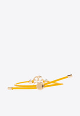 Tory Burch Miller Slider Leather Bracelet Yellow 144706 0-700