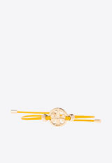 Tory Burch Miller Slider Leather Bracelet Yellow 144706 0-700