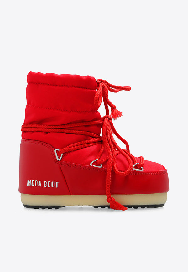 Moon Boot Kids Girls Icon Low Snow Boots Red 146001 00-003K