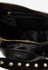 Moschino Leather Biker Shoulder Bag 2317 A7433 8002-1555