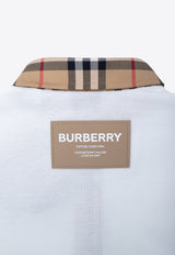 Burberry Kids Boys Johane Polo T-shirt  White 8051774 A1464-WHITE