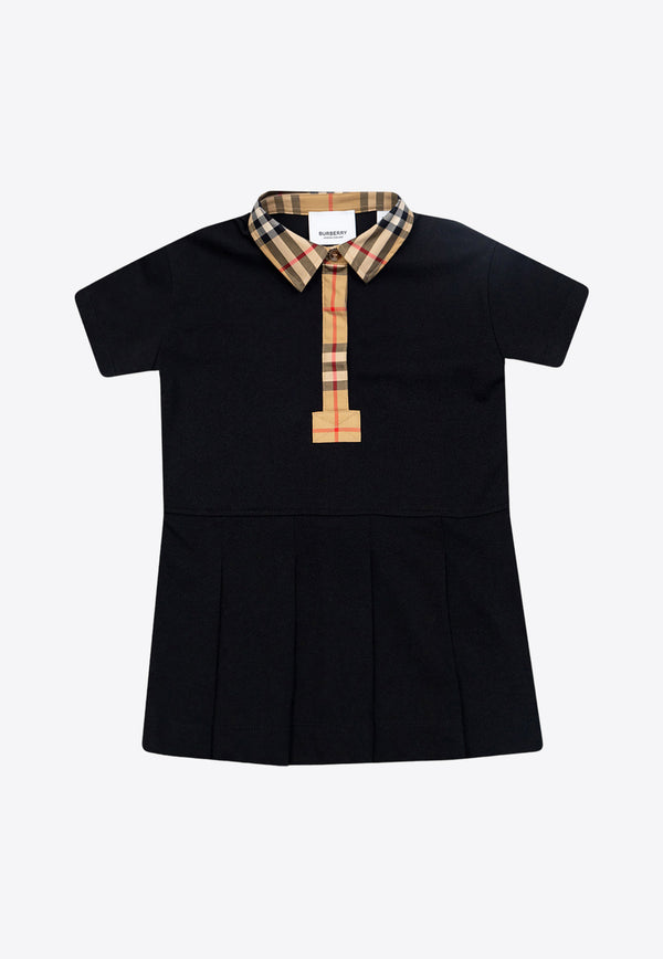 Burberry Kids Baby Girls Sigrid Flared Shirt Dress Black 8053565 A1189-BLACK