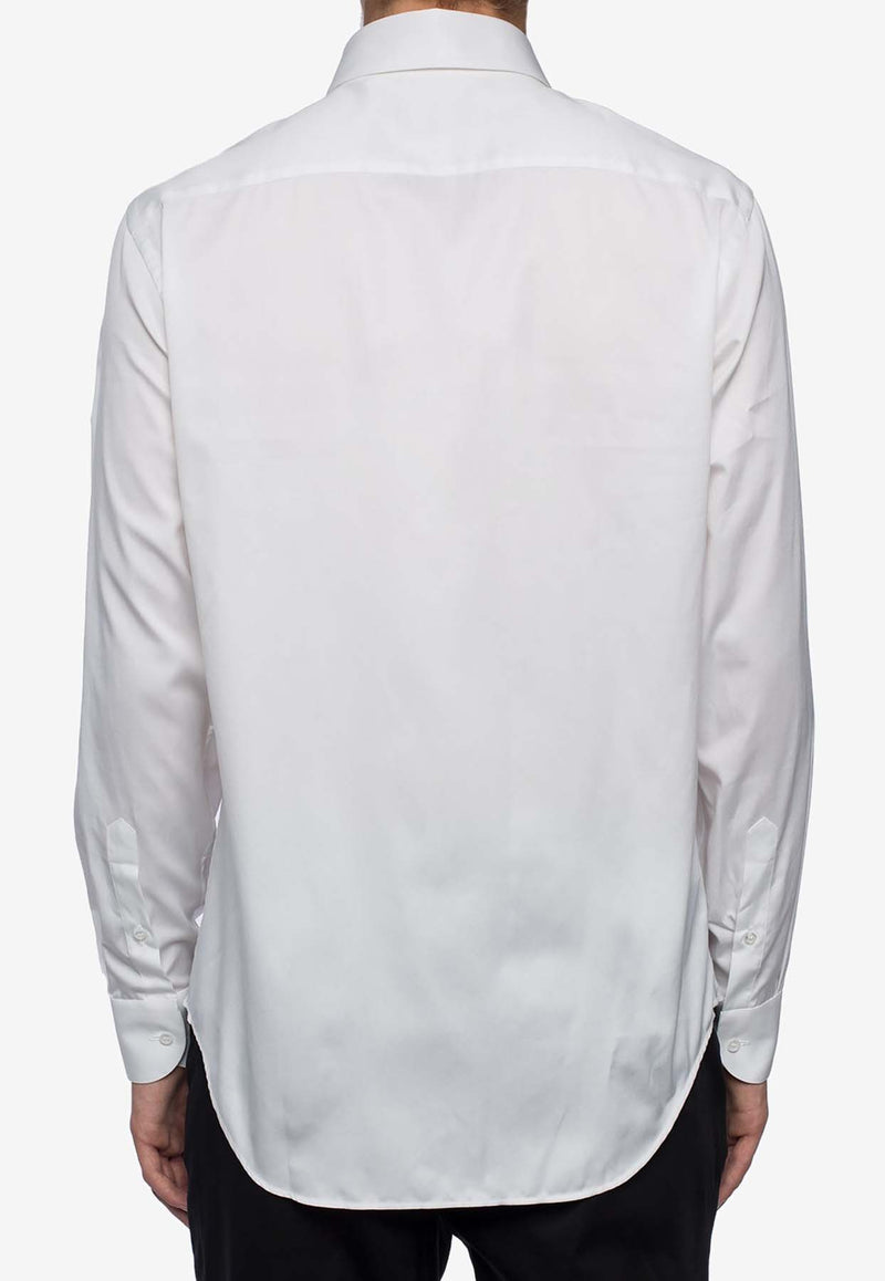 Giorgio Armani Snap-Collar Long-Sleeved Shirt 8WGCCZMN TZ064-U0BN