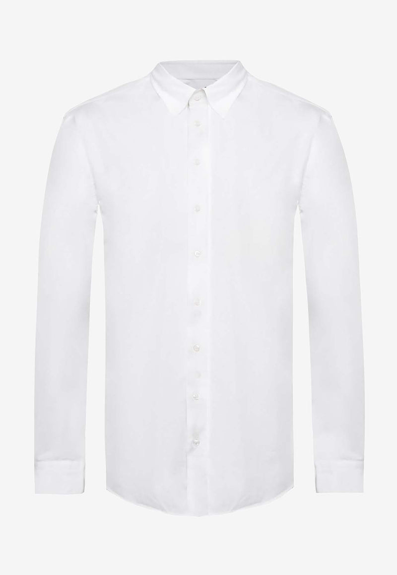 Giorgio Armani Snap-Collar Long-Sleeved Shirt 8WGCCZMN TZ064-U0BN