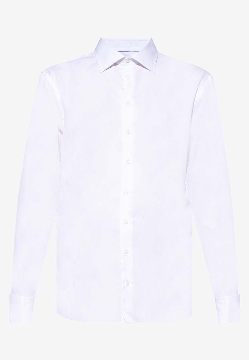 Giorgio Armani Long-Sleeved Button-Up Shirt 8WGCCZMS TZ069-U0BN