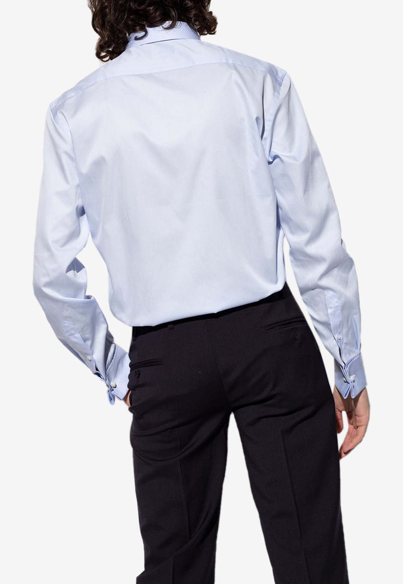 Giorgio Armani Long-Sleeved Button-Up Shirt 8WGCCZMS TZ069-U9T9