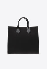 Dolce & Gabbana Large Coated Logo Tote Bag Black BM1796 AG182-8B956