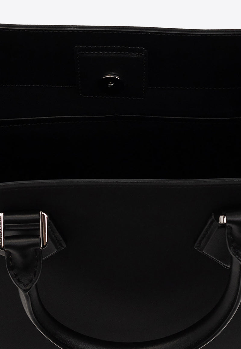 Dolce & Gabbana Rubberized Logo Tote Bag Black BM2012 AG182-8B956