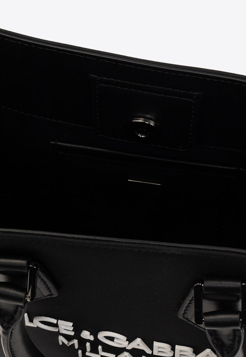 Dolce & Gabbana Logo Print Top Handle Bag Black BM2123 AG182-8B956