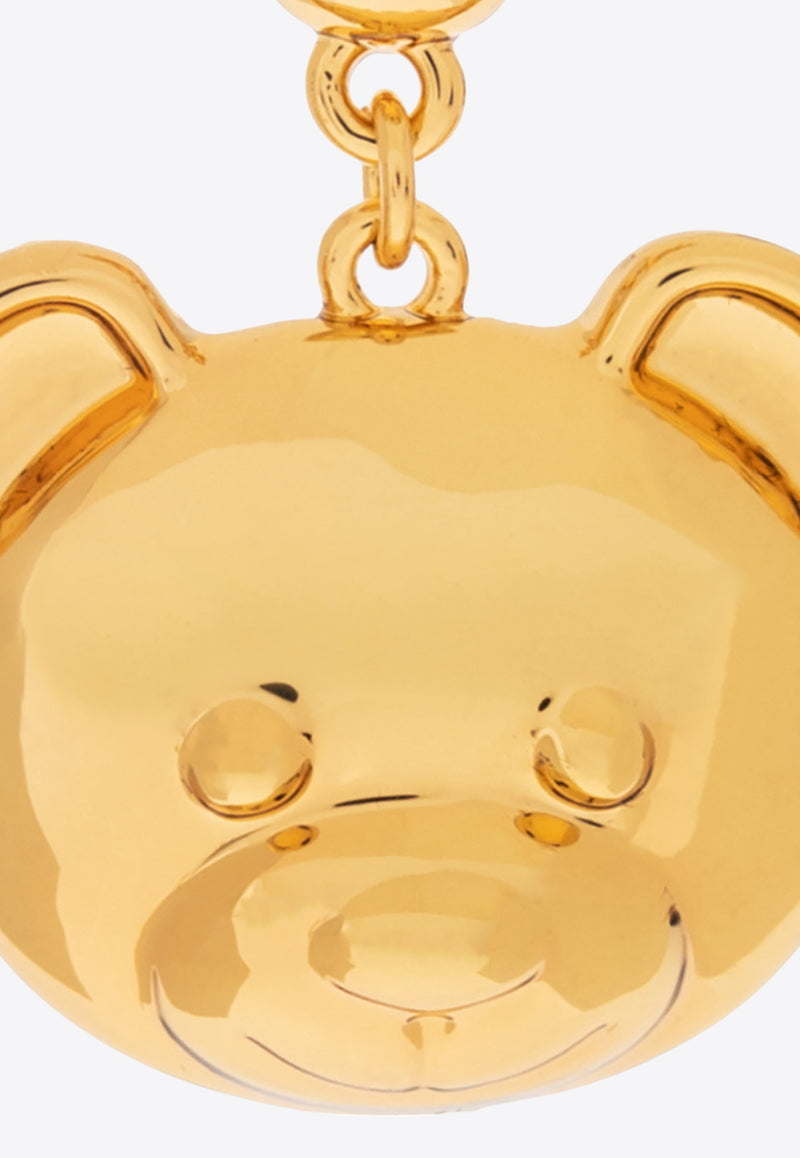Moschino Teddy Bear Drop Earrings Gold 22221 A9114 8401-606