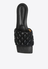 Bottega Veneta Quilted Padded Leather Sandals Black 627710 VBRR0-1000