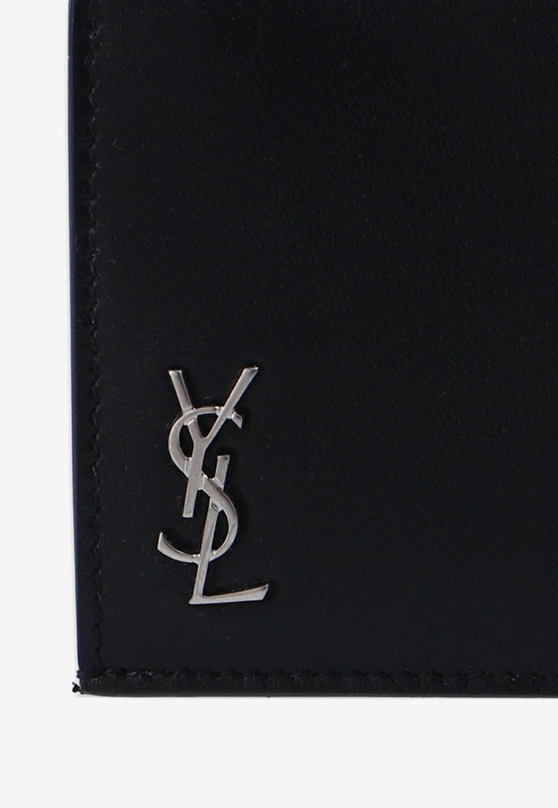 Saint Laurent Monogram Zipped Cardholder in Leather 629899 1JB0E-1000
