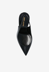 Saint Laurent Opyum 105 Slingback Pumps in Patent Leather 630107 0NPVV-1000