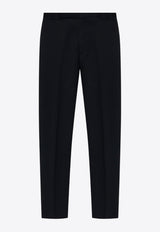 Alexander McQueen Classic Tailored Wool Pants Black 630842 QUU82-1000