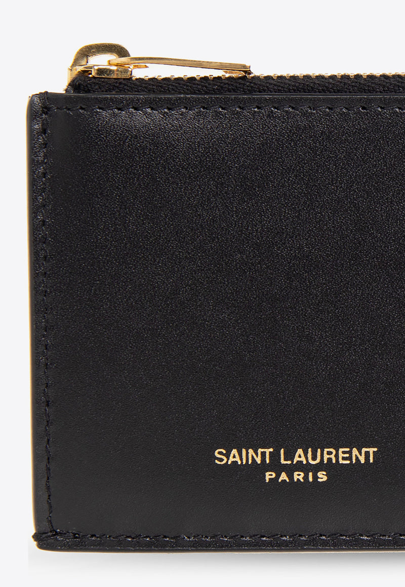 Saint Laurent Zipped Leather Cardholder 631992 2R20J-1000