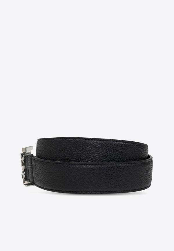 Saint Laurent Monogram Leather Belt 634440 DTI0E-1000