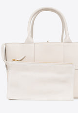 Small Arco Top Handle Bag 652867 VCP11-9009 White